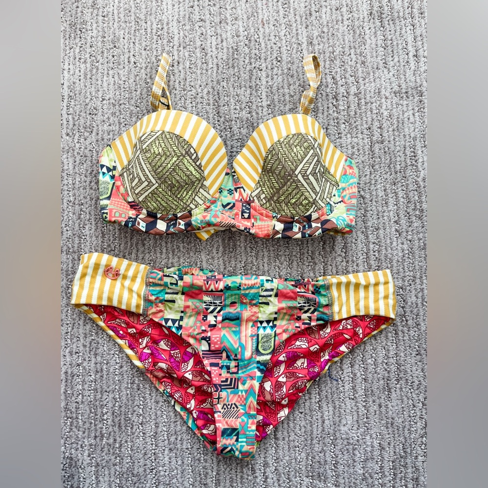 Colorful Patterned Bikini Set by Maaji small